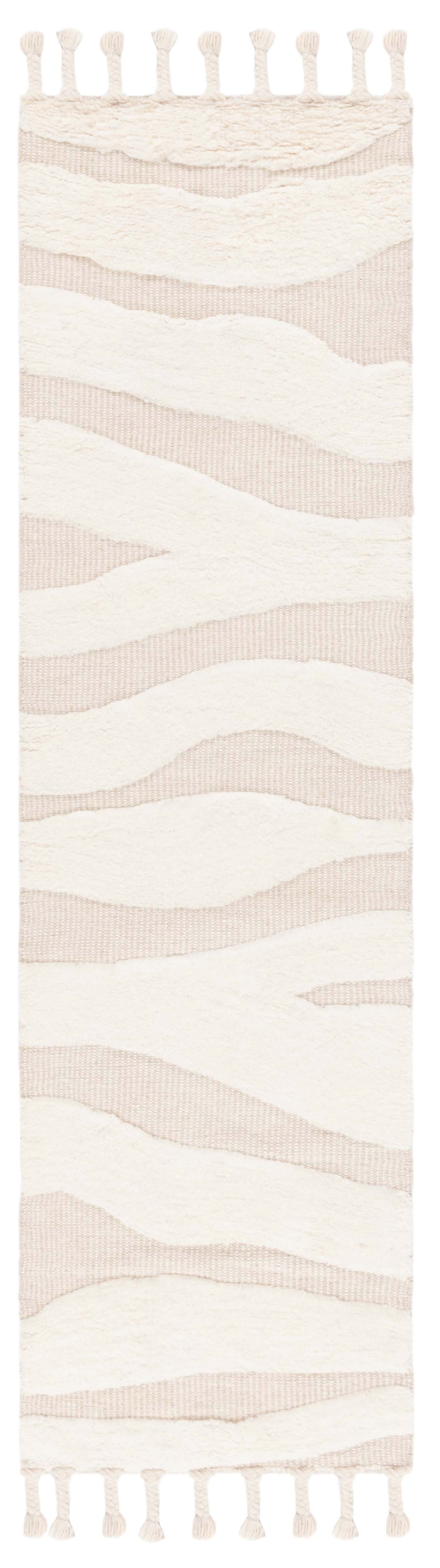 Safavieh Casablanca 467 Hand Woven Bohemian Rug Ivory / Beige 8' x 10'