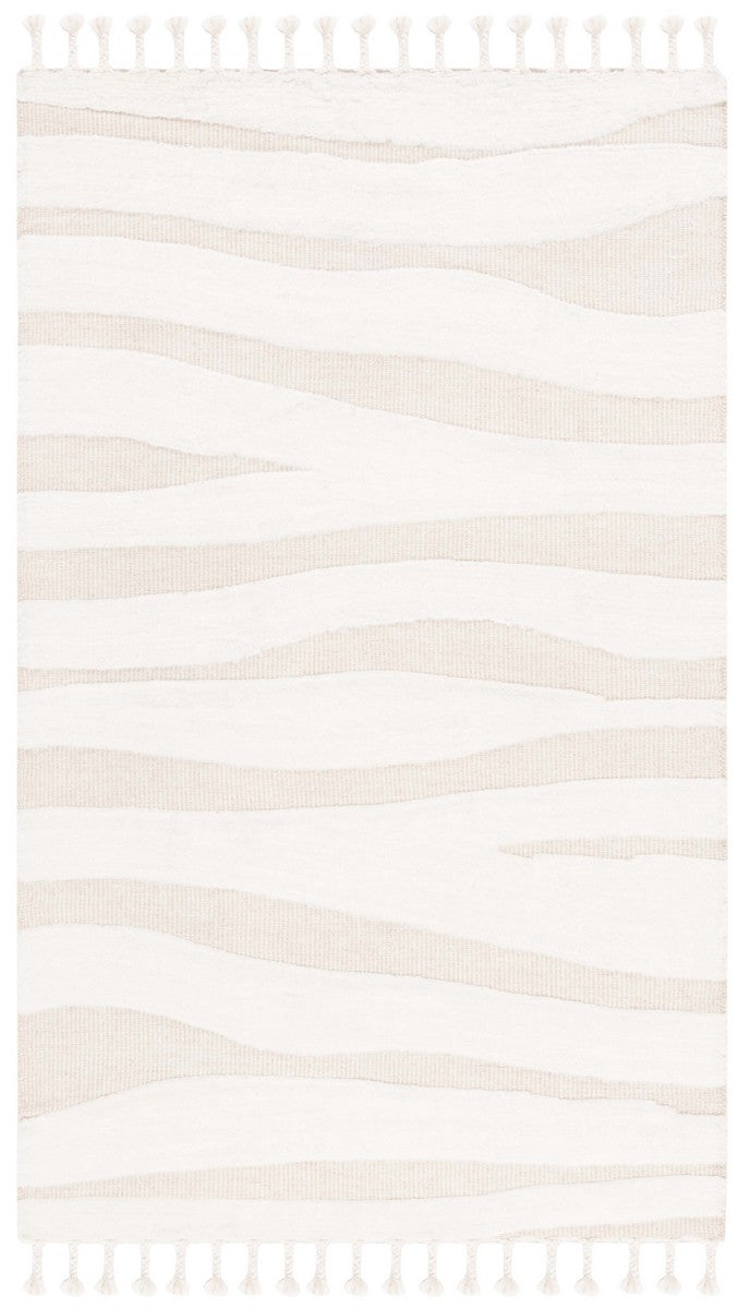 Safavieh Casablanca 467 Hand Woven Bohemian Rug Ivory / Beige 8' x 10'