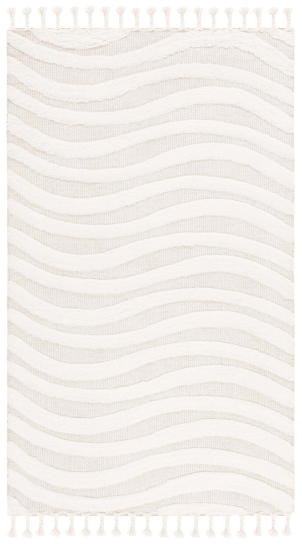 Safavieh Casablanca 468 CSB468 Hand Woven Bohemian Rug Ivory / Light Grey CSB468A-5