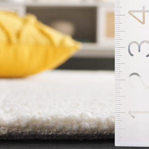 Safavieh Casablanca Modern Wool Runner - Hand-tufted, Plush Comfort For Elegant Hallways And Living Spaces Ivory Wool Pile Csb470a-5