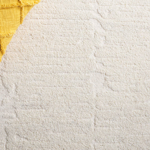 Safavieh Casablanca Modern Wool Runner - Hand-tufted, Plush Comfort For Elegant Hallways And Living Spaces Ivory Wool Pile Csb470a-5