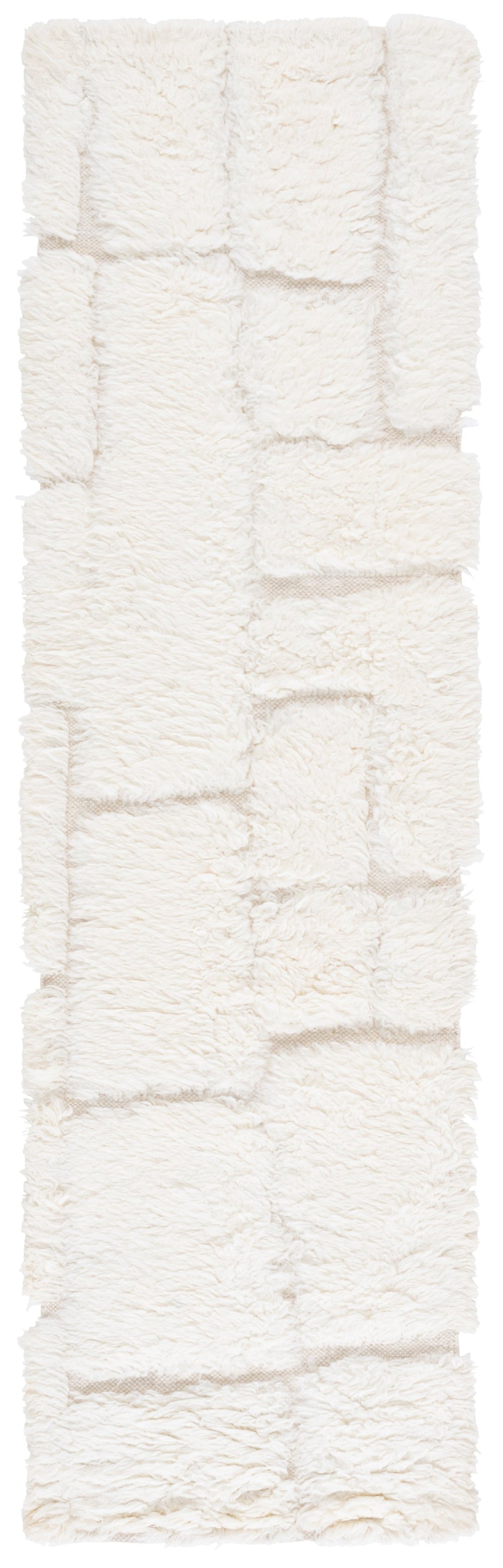 Safavieh Casablanca Hand-woven Wool Area Rug – Elegant Modern Design For Living Room Or Bedroom Decor Ivory Wool Pile Csb471a-3