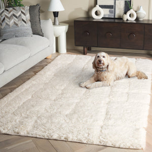 Safavieh Casablanca Hand-woven Wool Area Rug – Elegant Modern Design For Living Room Or Bedroom Decor Ivory Wool Pile Csb471a-3