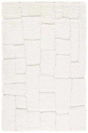 Safavieh Casablanca Hand-woven Wool Area Rug – Elegant Modern Design For Living Room Or Bedroom Decor Ivory Wool Pile Csb471a-3