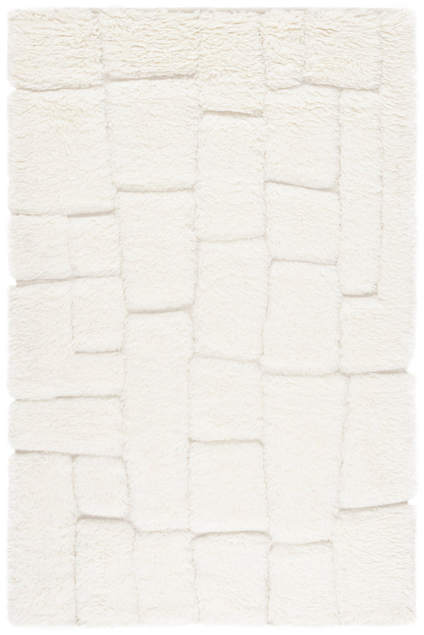 Safavieh Casablanca Hand-woven Wool Area Rug – Elegant Modern Design For Living Room Or Bedroom Decor Ivory Wool Pile Csb471a-3