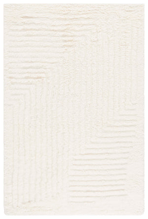 Safavieh Casablanca Hand-woven Runner Rug - Luxurious Wool Design For Elegant Spaces, Modern Craftsmanship Ivory Wool Pile Csb472a-5