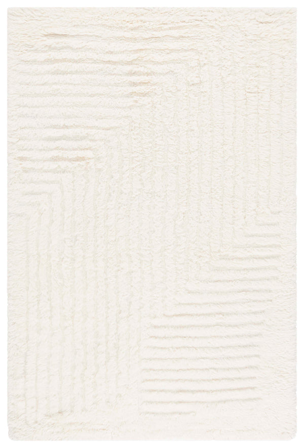 Safavieh Casablanca Handcrafted Wool Area Rug - Luxurious Comfort, Modern Design & Timeless Elegance For Your Home Ivory Wool Pile Csb472a-4