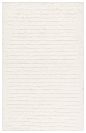 Safavieh Casablanca Hand Woven Wool Pile Rug – Luxurious Modern Style With Plush Texture For Any Room Ivory Wool Pile Csb474a-4