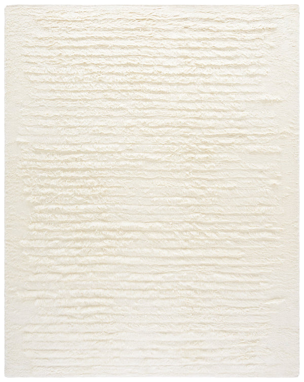 Safavieh Casablanca Hand Woven Wool Pile Rug – Luxurious Modern Style With Plush Texture For Any Room Ivory Wool Pile Csb474a-4