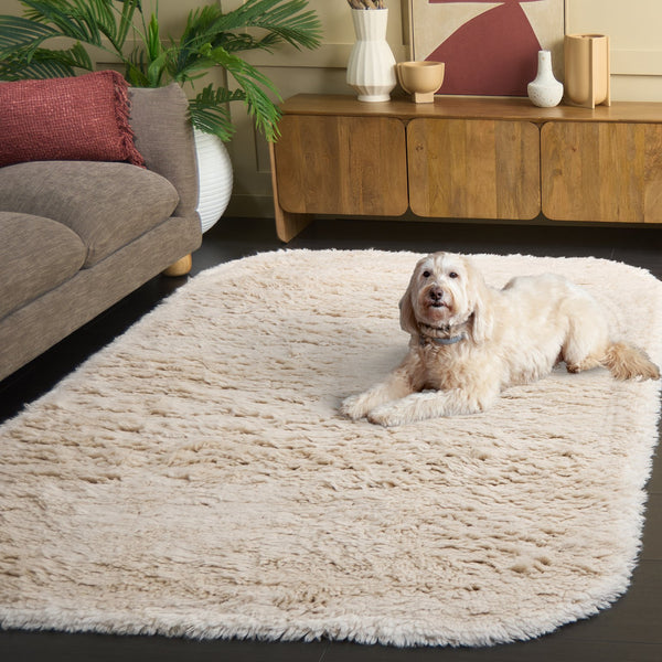 Safavieh Casablanca Elegant Hand-woven Area Rug For Modern Spaces - Cozy Wool Pile With Timeless Design Beige ,Ivory Wool Pile Csb475b-3