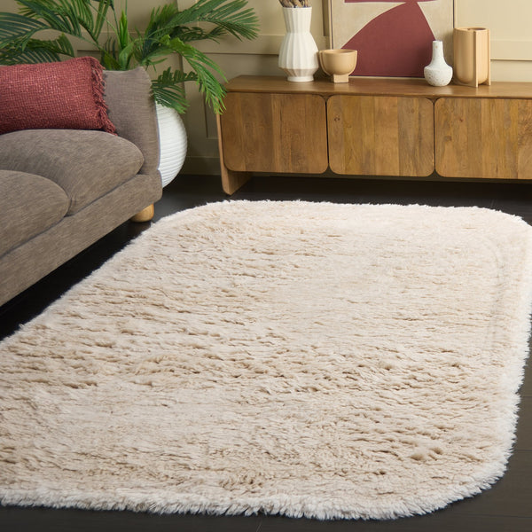 Safavieh Casablanca Elegant Hand-woven Area Rug For Modern Spaces - Cozy Wool Pile With Timeless Design Beige ,Ivory Wool Pile Csb475b-3