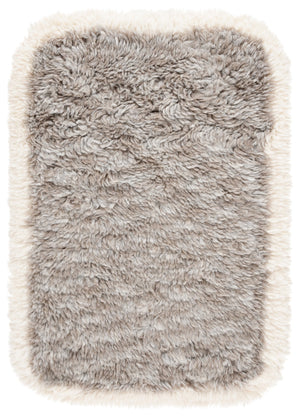 Safavieh Casablanca Elegant Hand-woven Area Rug For Modern Spaces - Cozy Wool Pile With Timeless Design Grey ,Ivory Wool Pile Csb475f-4