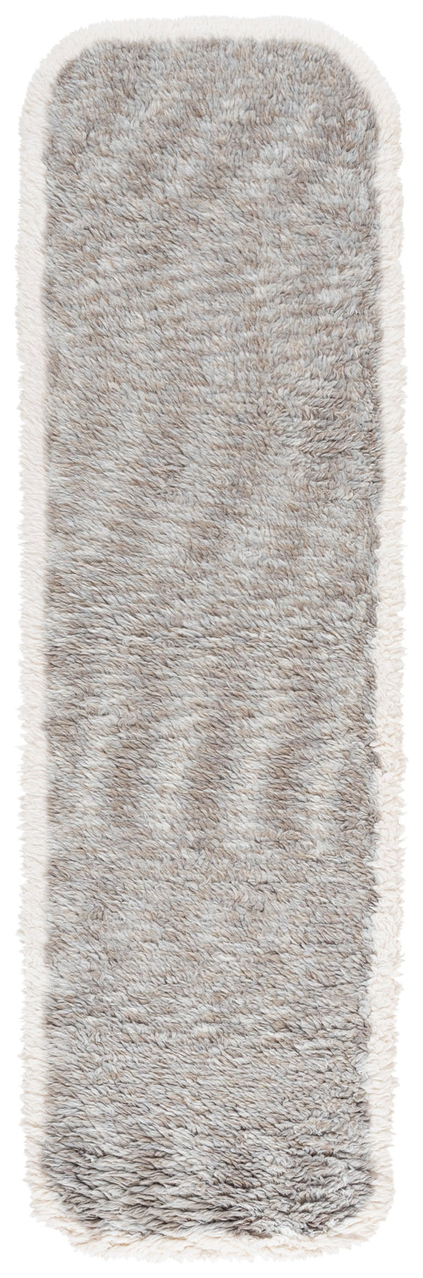 Safavieh Casablanca Modern Handwoven Area Rug - Stylish Runner For Hallways, Crafted In India, Timeless Artistry Grey ,Ivory Wool Pile Csb475f-28