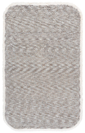 Safavieh Casablanca Elegant Hand-woven Area Rug For Modern Spaces - Cozy Wool Pile With Timeless Design Grey ,Ivory Wool Pile Csb475f-4