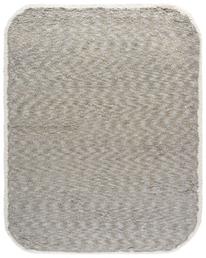 Safavieh Casablanca Modern Handwoven Area Rug - Stylish Runner For Hallways, Crafted In India, Timeless Artistry Grey ,Ivory Wool Pile Csb475f-8