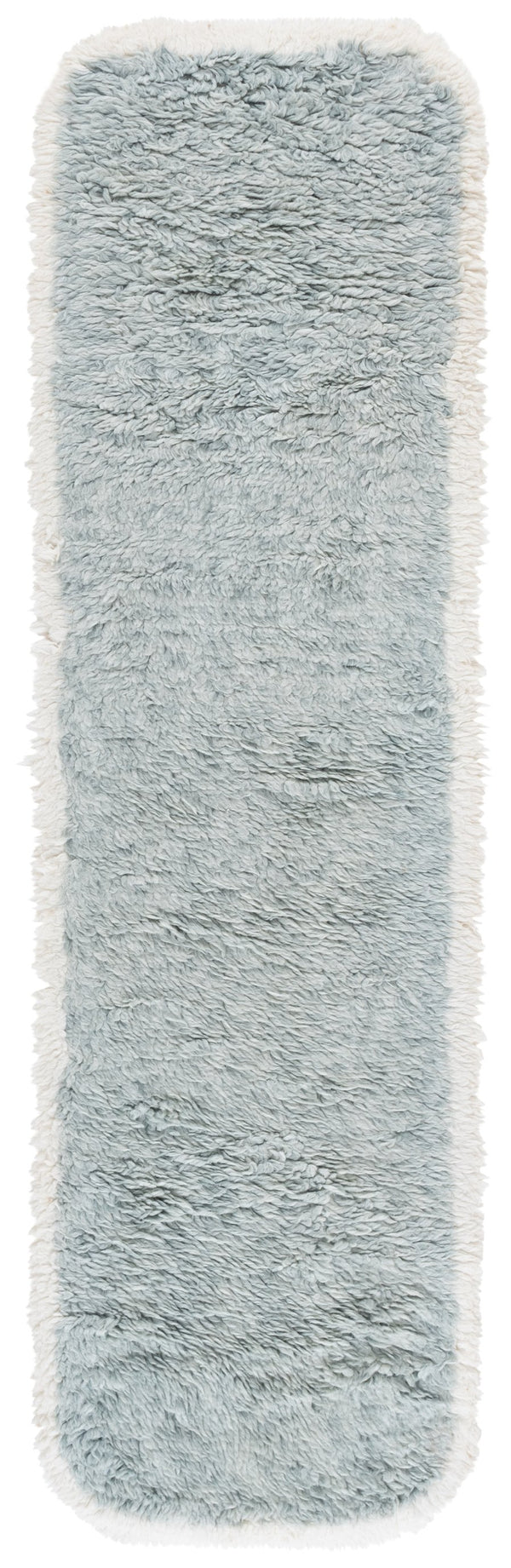 Safavieh Casablanca Modern Handwoven Area Rug - Stylish Runner For Hallways, Crafted In India, Timeless Artistry Teal ,Ivory Wool Pile Csb475j-28