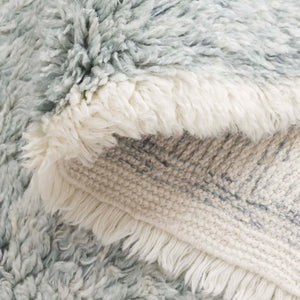 Safavieh Casablanca Elegant Hand-woven Area Rug For Modern Spaces - Cozy Wool Pile With Timeless Design Teal ,Ivory Wool Pile Csb475j-3