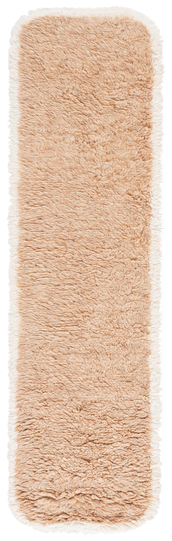 Safavieh Casablanca Modern Handwoven Area Rug - Stylish Runner For Hallways, Crafted In India, Timeless Artistry Rust ,Ivory Wool Pile Csb475p-28