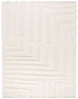 Safavieh Casablanca Artisan Crafted Wool Runner With Geometric Design For Elegant, Timeless Home Décor Ivory Wool Csb494a-4