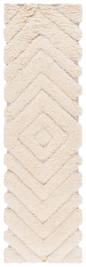 Safavieh Casablanca Handwoven Wool Area Rug - Luxurious Comfort, Timeless Elegance & Geometric Design For Any Space Beige Wool Csb495b-4