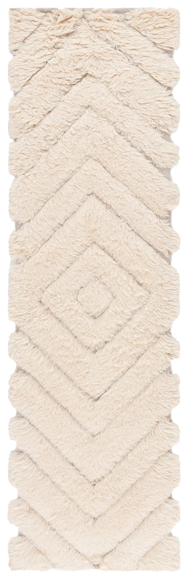 Safavieh Casablanca Handwoven Wool Area Rug - Luxurious Comfort, Timeless Elegance & Geometric Design For Any Space Beige Wool Csb495b-4