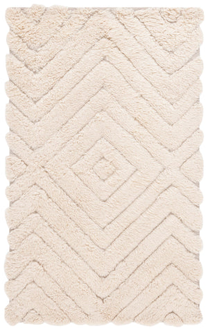 Safavieh Casablanca Handwoven Wool Area Rug - Luxurious Comfort, Timeless Elegance & Geometric Design For Any Space Beige Wool Csb495b-4