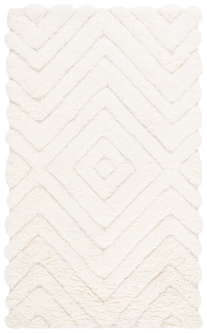 Safavieh Casablanca Handwoven Ivory Wool Shag Rug — Plush 1¾" Pile, Durable Natural Texture For Cozy Rooms 6'-0" x 9'-0" CSB497A-6