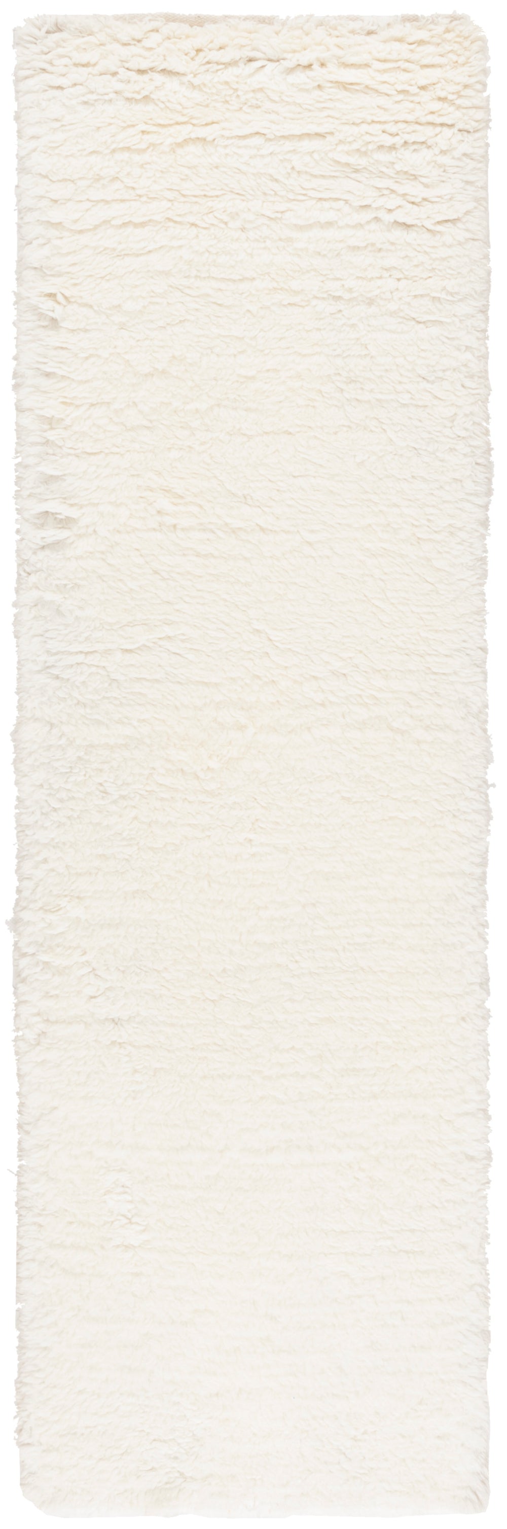 Safavieh Casablanca Handwoven Ivory Wool Area Rug 8X10 – Plush 1.75" Pile, Artisanal Indian Craftsmanship, Cozy Elegance 6'-0" x 9'-0" CSB499A-6