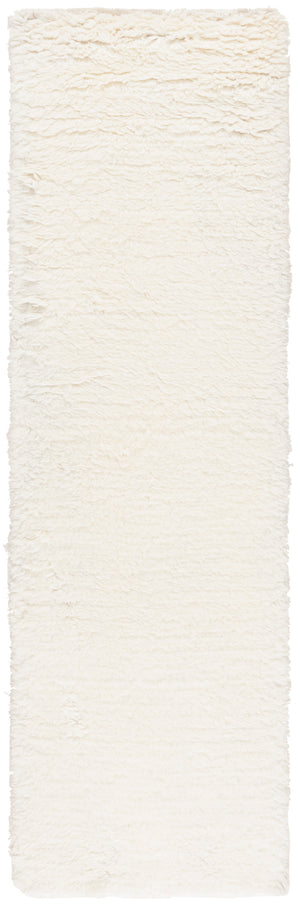 Safavieh Casablanca Handwoven Ivory Wool Rug 8X10 — Luxuriously Soft 1.75" Pile, Artisanal Indian Craftsmanship 2'-3" x 5'-0" CSB499A-25