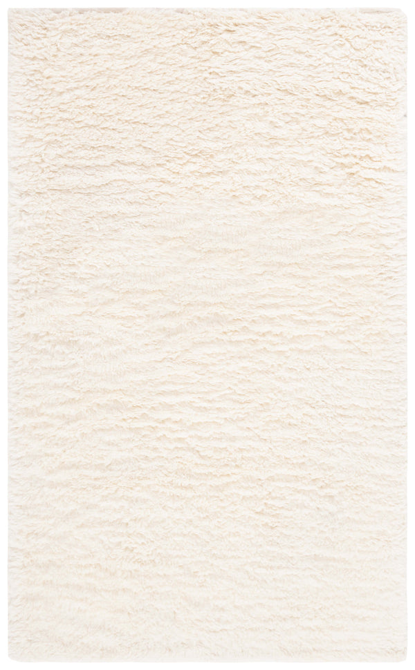 Safavieh Casablanca Handwoven Ivory Wool Rug 8X10 — Plush 1¾" Pile, Artisanal Indian Craftsmanship, Cozy Elegance 10'-0" x 14'-0" CSB499A-10