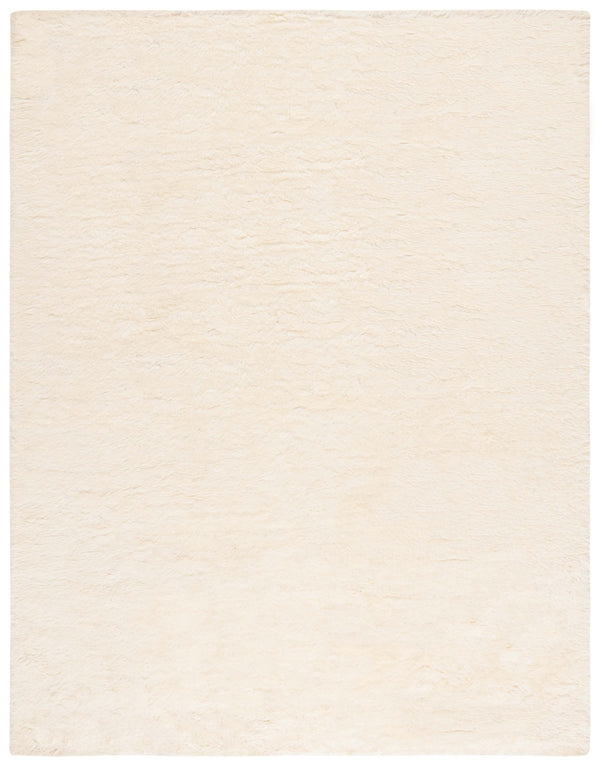 Safavieh Casablanca Handwoven Ivory Wool Rug 8X10 — Luxuriously Soft 1.75" Pile, Artisanal Indian Craftsmanship 2'-3" x 5'-0" CSB499A-25