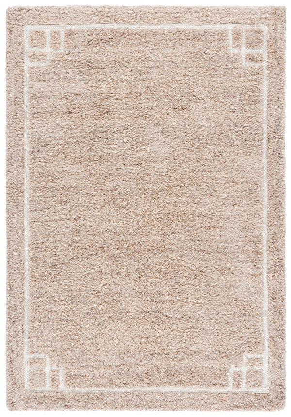 Safavieh Casablanca Elegant Hand-tufted Area Rug - Luxurious Wool & Cotton Blend For Cozy Home Decor Beige ,Ivory 90% Wool & 10% Cotton Csb788b-3