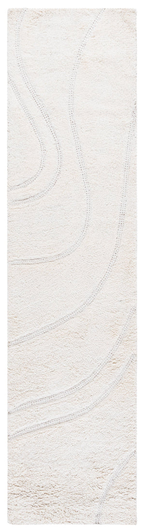 Safavieh Casablanca Elegant Hand-tufted Runner Rug For Home Decor – Soft Wool Blend, Perfect Accent Piece Ivory 90% Wool & 10% Cotton Csb789a-29