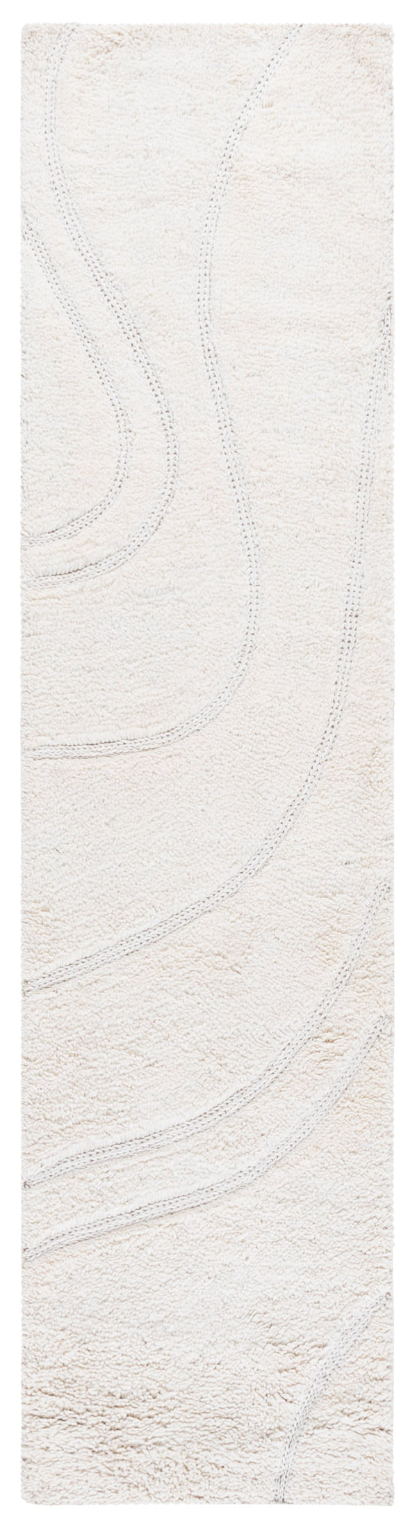 Safavieh Casablanca Elegant Hand-tufted Runner Rug For Home Decor – Soft Wool Blend, Perfect Accent Piece Ivory 90% Wool & 10% Cotton Csb789a-29