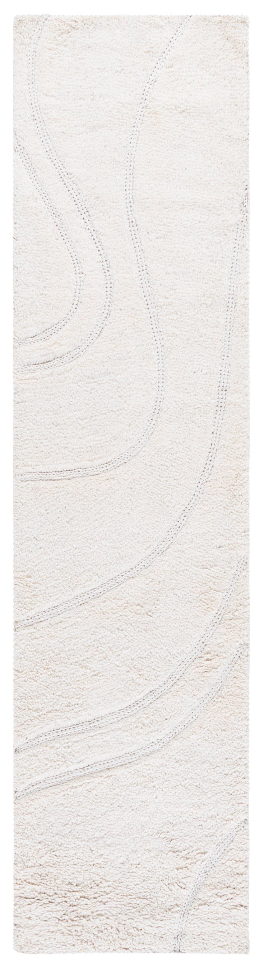 Safavieh Casablanca Hand-tufted Area Rug In Soft Neutral Shade For Elegance And Comfort In Any Room Ivory 90% Wool & 10% Cotton Csb789a-8