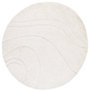 Safavieh Casablanca Hand-tufted Area Rug In Soft Neutral Shade For Elegance And Comfort In Any Room Ivory 90% Wool & 10% Cotton Csb789a-8