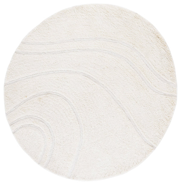 Safavieh Casablanca Hand-tufted Area Rug In Soft Neutral Shade For Elegance And Comfort In Any Room Ivory 90% Wool & 10% Cotton Csb789a-8