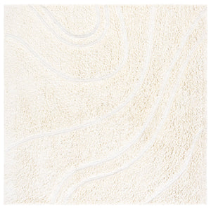 Safavieh Casablanca Elegant Hand-tufted Runner Rug For Home Decor – Soft Wool Blend, Perfect Accent Piece Ivory 90% Wool & 10% Cotton Csb789a-6sq