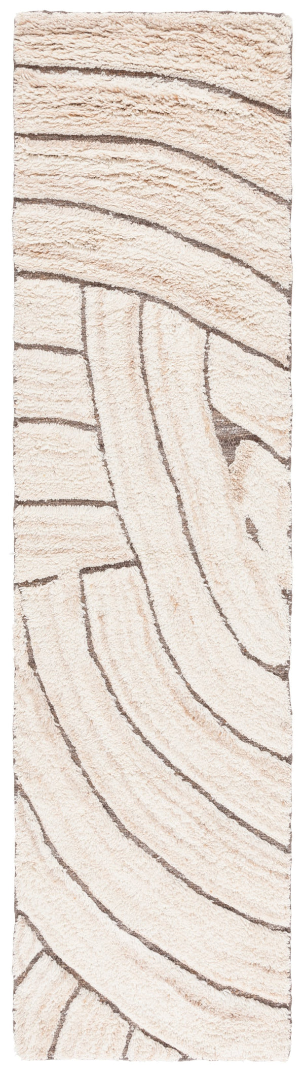 Safavieh Casablanca Handwoven Area Rug - Artisanal Luxury In Contemporary Organic Design For Elegant Spaces Natural ,Beige 80% Wool,20% Cotton Csb794b-5