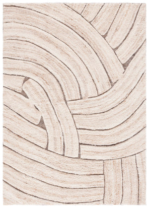 Safavieh Casablanca Handwoven Area Rug - Artisanal Luxury In Contemporary Organic Design For Elegant Spaces Natural ,Beige 80% Wool,20% Cotton Csb794b-5