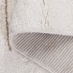 Safavieh Casablanca Handwoven Area Rug - Luxurious Wool & Jute Blend, Modern Striped Design For Elegant Spaces Natural ,Ivory 90% Wool,10% Jute Csb796a-29