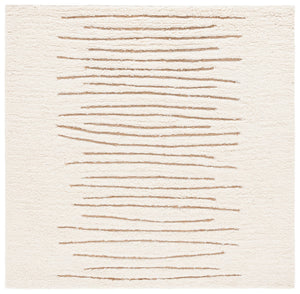 Safavieh Casablanca Handwoven Area Rug - Luxurious Wool & Jute Blend, Modern Striped Design For Elegant Spaces Natural ,Ivory 90% Wool,10% Jute Csb796a-29
