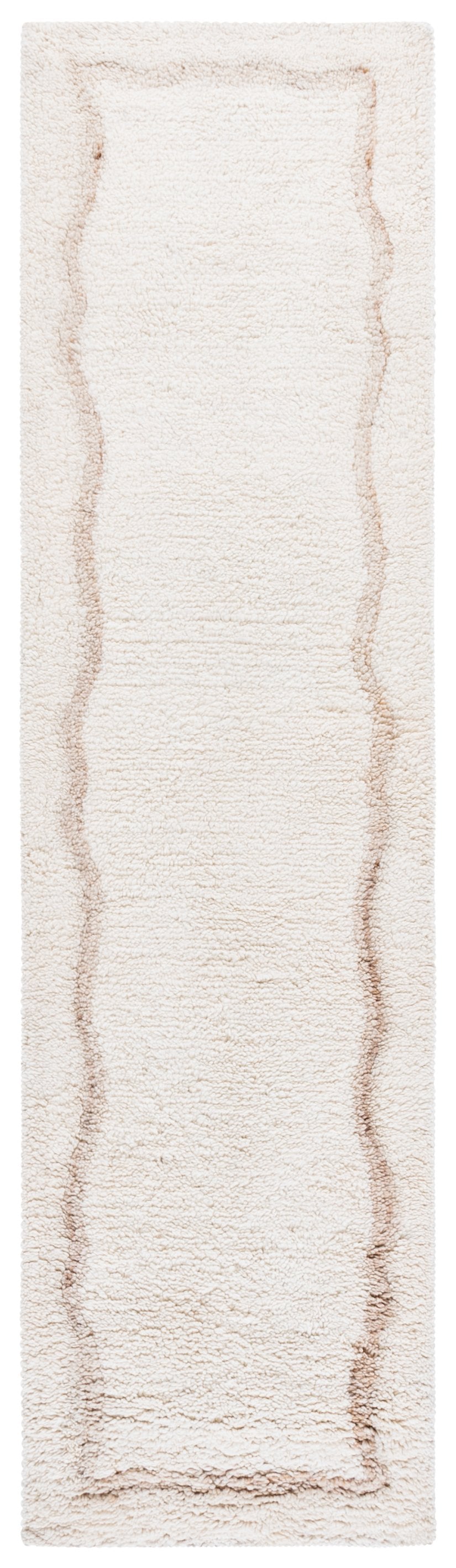 Safavieh Casablanca Hand-tufted Area Rug – Elegant Wool Blend For Living Room, Bedroom, Or Hallway Decor Beige ,Ivory 90% Wool & 10% Cotton Csb797b-3