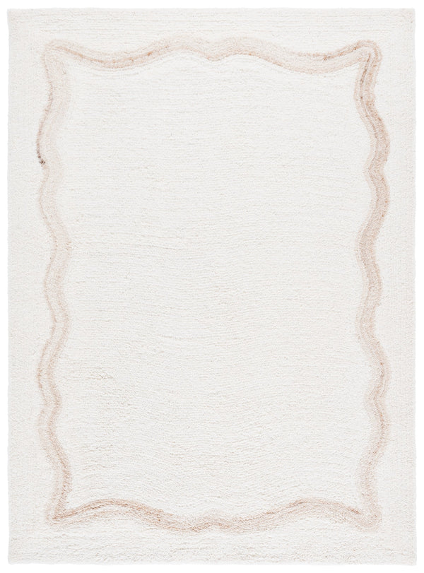 Safavieh Casablanca Hand-tufted Runner Rug - Elegant Wool Blend For Stylish Home Decor In Warm Tones Beige ,Ivory 90% Wool & 10% Cotton Csb797b-5