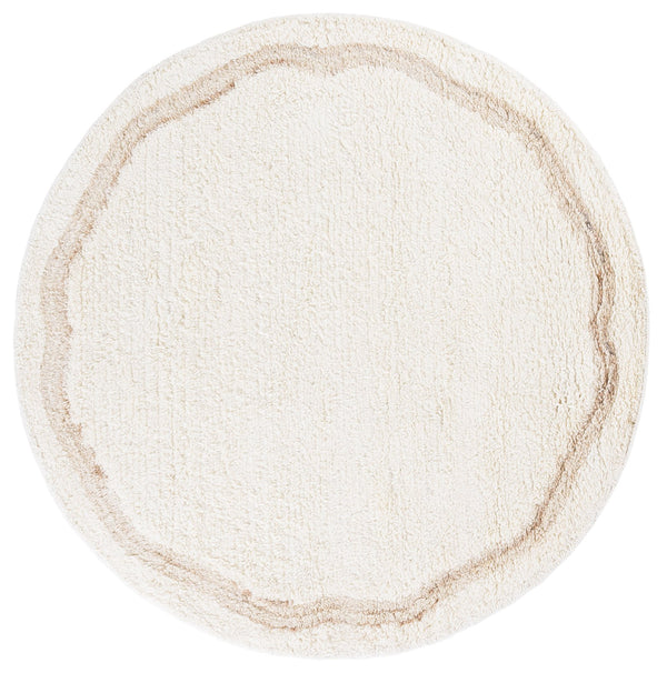 Safavieh Casablanca Hand-tufted Runner Rug - Elegant Wool Blend For Stylish Home Decor In Warm Tones Beige ,Ivory 90% Wool & 10% Cotton Csb797b-6r