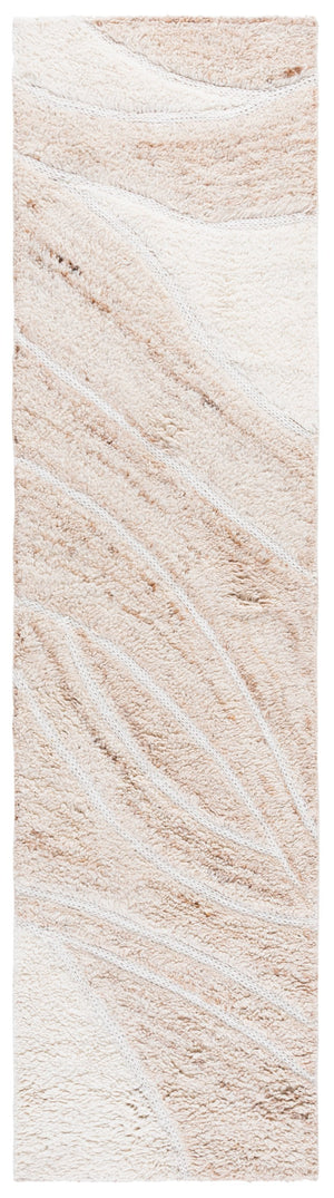 Safavieh Casablanca Elegant Hand-tufted Runner Rug - Luxurious Wool-cotton Blend For Hallway Comfort & Style Beige ,Ivory 90% Wool & 10% Cotton Csb799b-29