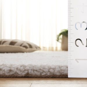 Safavieh Casablanca Hand‑Loomed Ivory Area Rug — Wool‑Cotton Shag Texture, Soft Durable Foundation For Rooms 8'-0" x 10'-0" CSB875A-8