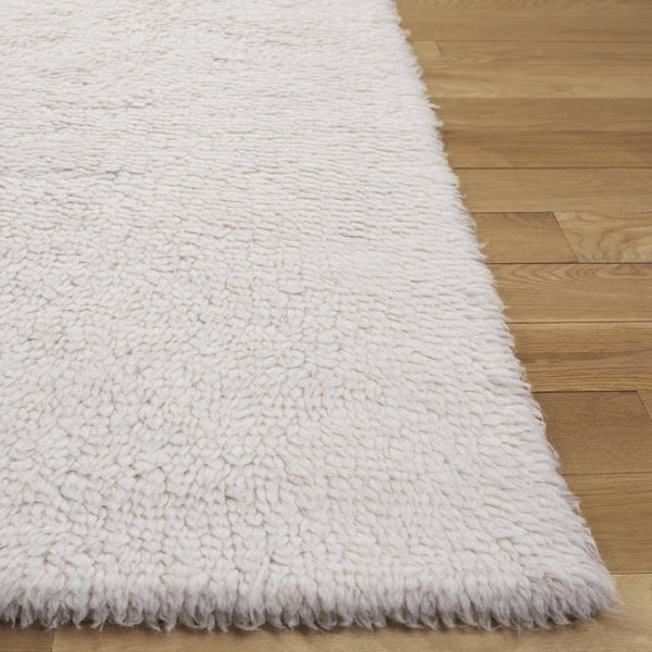 Safavieh Casablanca Ivory Shag Flokati Rug — Hand-Loomed Wool-Cotton Plush 1.75" Pile, Timeless Cozy Elegance 6'-0" x 9'-0" CSB875A-6