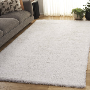 Safavieh Casablanca Hand‑Loomed Ivory Area Rug — Wool‑Cotton Shag Texture, Soft Durable Foundation For Rooms 8'-0" x 10'-0" CSB875A-8