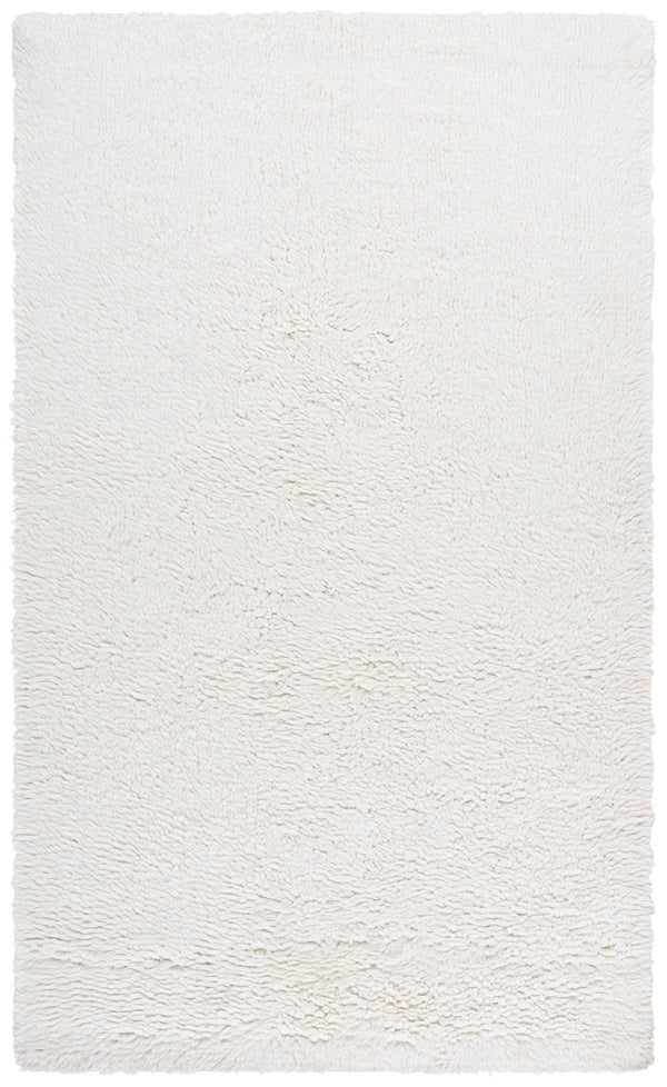 Safavieh Casablanca Ivory Shag Flokati Rug – Hand‑Loomed Wool‑Cotton Plush Accent For Cozy Modern Rooms 4'-0" x 6'-0" CSB875A-4